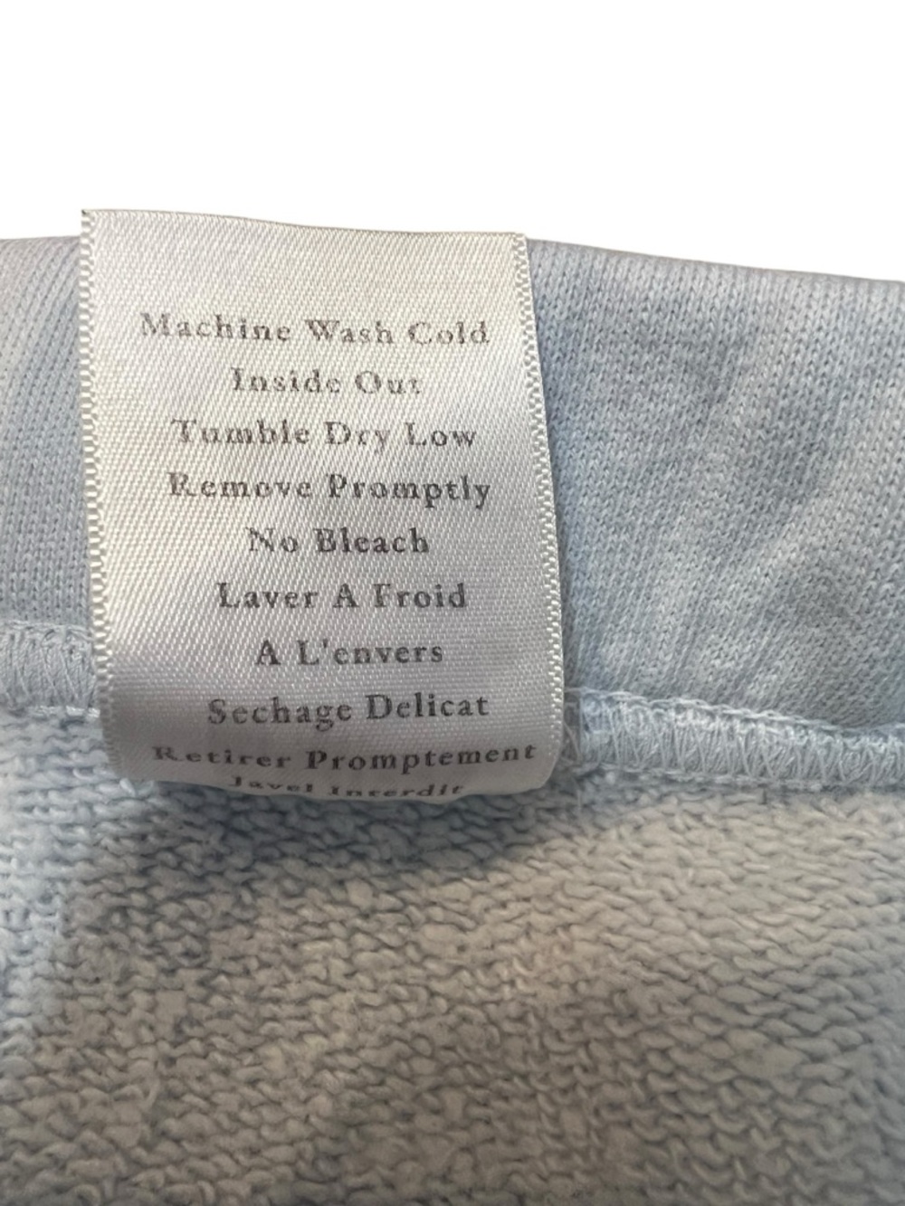 Frank & Eileen Catherine Sweatpants in Light Ice Blue Large - Picture 11 of 14